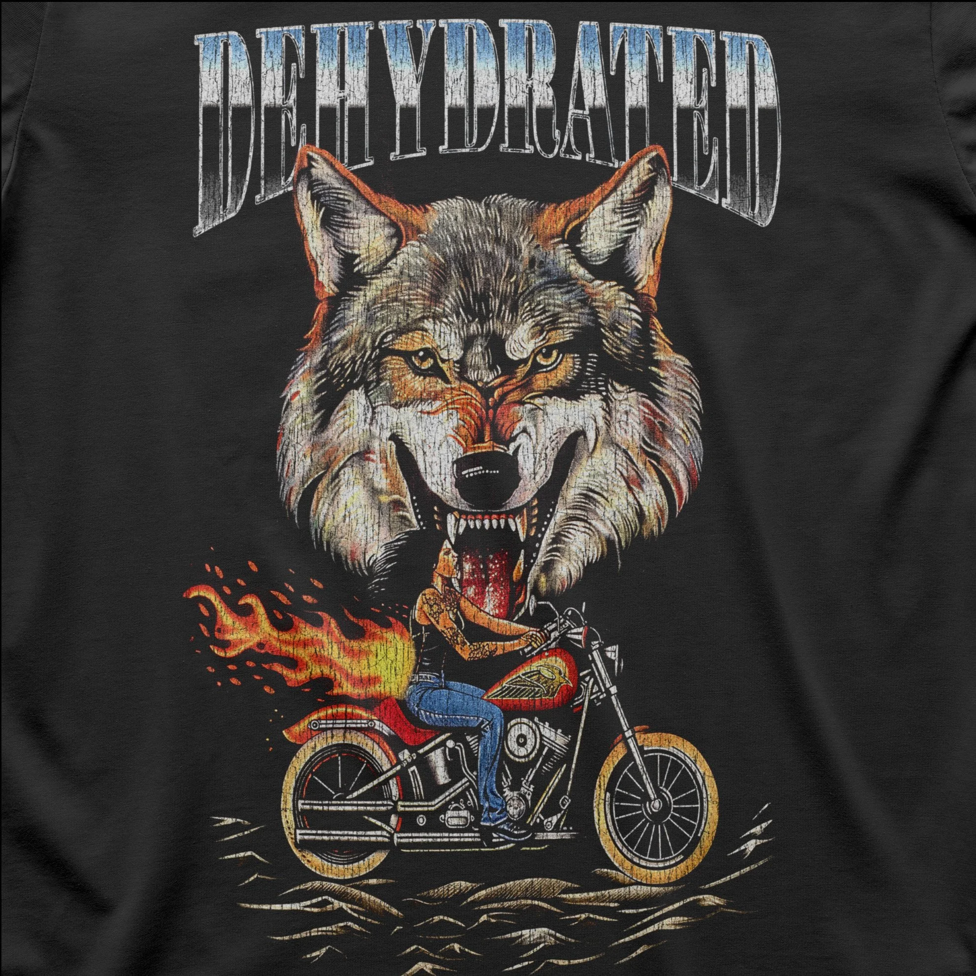 Dehydrated Harley Davidson Motorcycle T-Shirt — Wavey Goods Co.